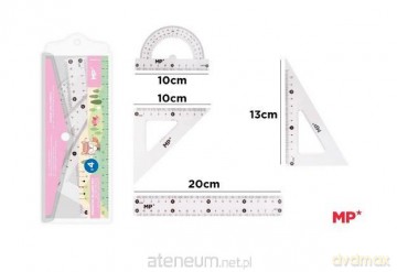 Zestaw geometryczny 4 części w etui