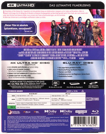 Guardians of the Galaxy Vol. 3 (Strażnicy Galaktyki vol. 3) (steelbook) [Blu-Ray 4K]+[Blu-Ray]