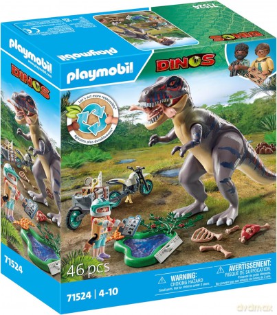 PLAYMOBIL Zestaw figurek Dinos 71524 W poszukiwaniu T-Rexa [FIGURKA]