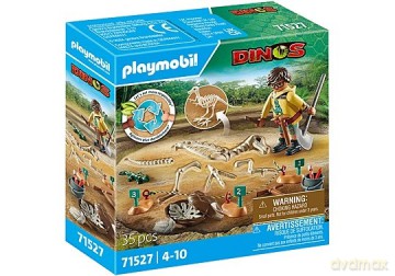 PLAYMOBIL Zestaw figurek Dinos 71527 Wykopalisko ze szkieletem dinozaura [FIGURKA]