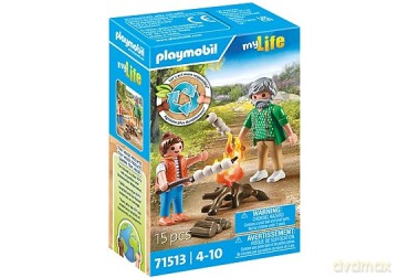 PLAYMOBIL Zestaw figurek My Life 71513 Ognisko z piankami [FIGURKA]