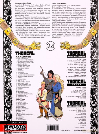 Arachnea. Thorgal (Tom 24) - J. Van Hamme, Grzegorz Rosiński [KOMIKS]