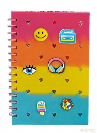 Notatnik z wpinkami multicolor STN 9094