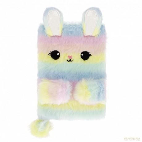 Notes pluszowy Rabbit pastel