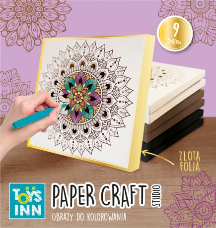 Obrazy do malowania mandala 9 szt. STN 8882
