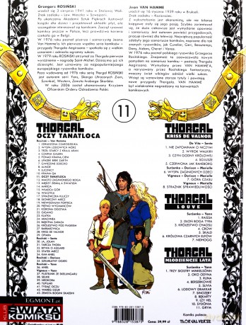 Oczy Tanatloca. Thorgal (Tom 11) - J. Van Hamme, Grzegorz Rosiński [KOMIKS]