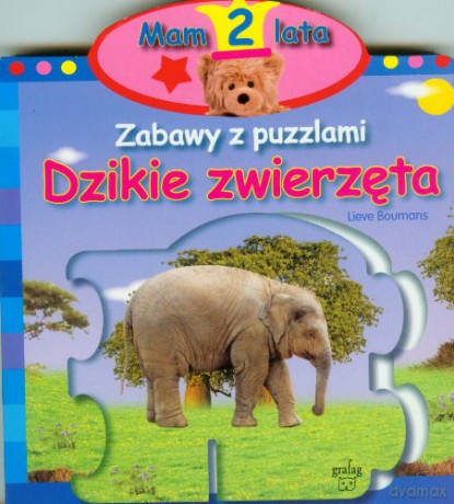 Zabawy z Puzzlami Dzikie Zwierzęta - Lieve Boumans [KSIĄŻKA]