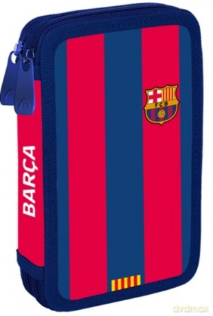 Piórnik 2-komorowy bez wyposażenia FC Barcelona