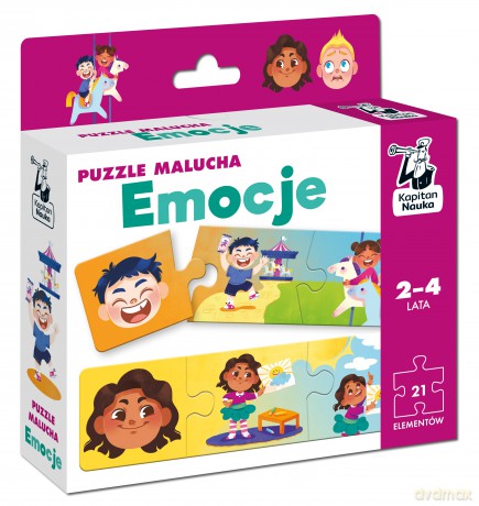 Puzzle malucha Emocje Kapitan Nauka [PUZZLE]