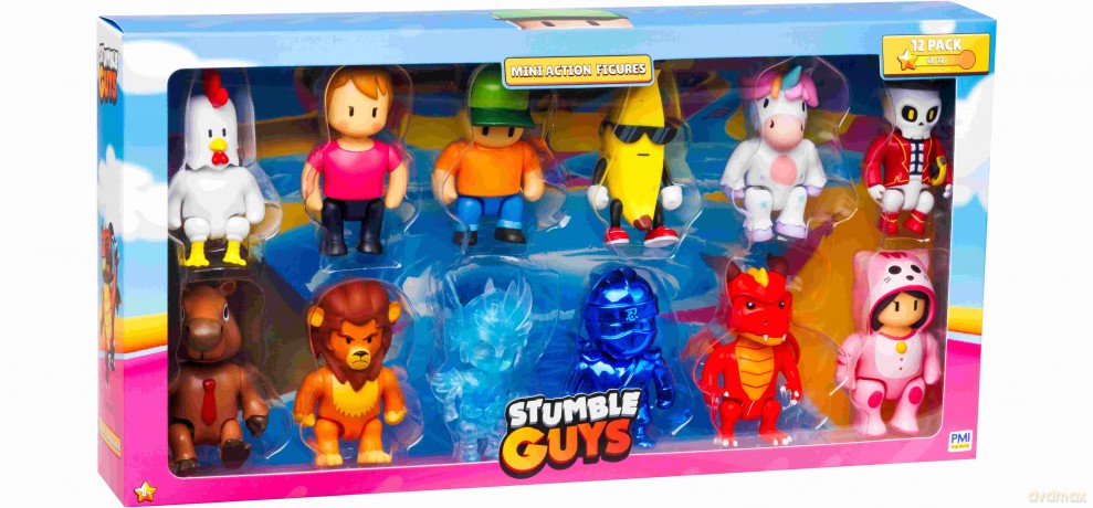 Stumble Guys Mini Action Figures 12 Pack Deluxe Box [FIGURKA]
