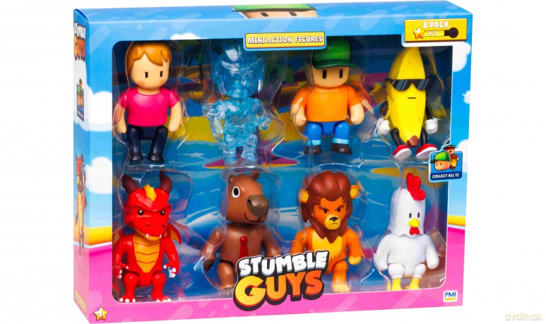 Stumble Guys Mini Action Figures 8 Pack Deluxe Box A [FIGURKA]