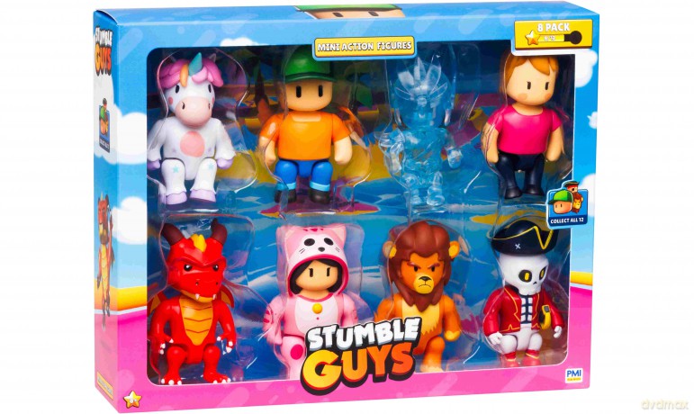 Stumble Guys Mini Action Figures 8 Pack Deluxe Box B [FIGURKA]