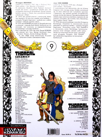 Thorgal. Łucznicy. Thorgal (Tom 9) - J. Van Hamme, Grzegorz Rosiński [KOMIKS]