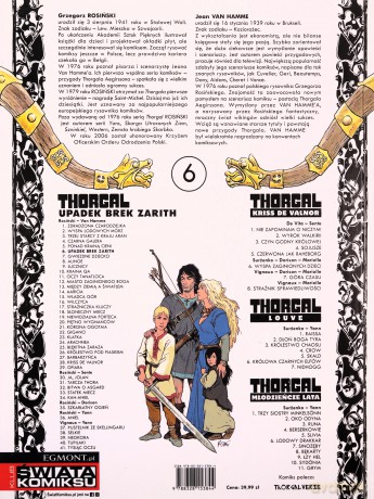 Upadek Brek Zarith. Thorgal (Tom 6) - J. Van Hamme, Grzegorz Rosiński [KOMIKS]