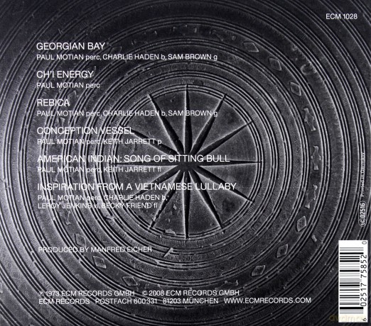 Paul Motian: Conception Vessell (Touchstones) (ecopack) [CD]