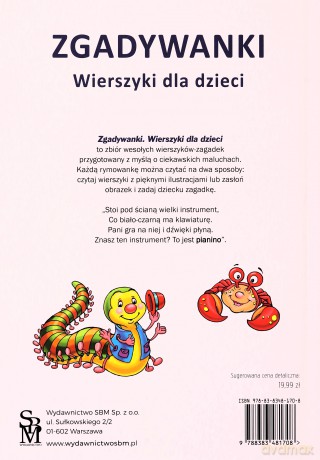 Zgadywanki. Wierszyki dla dzieci [KSIĄŻKA]