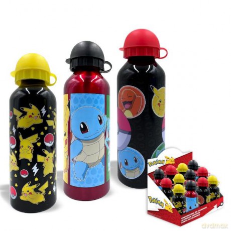 Bidon aluminiowy Pokemon 500ml PK00014 Kids Euroswan 3wz, mix