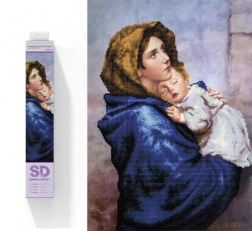 Diamond Dotz Diamentowa mozaika Madonna z dzieciątkiem DDR004