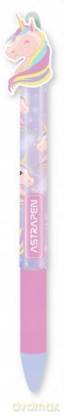 Długopis automatyczny wymazywalny z gumowym uchwytem 0,5 mm ASTRAPEN OOPS! Unicorn 201023001