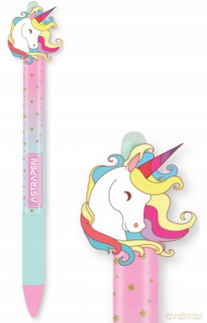 Długopis automatyczny wymazywalny z gumowym uchwytem 0,5 mm ASTRAPEN OOPS! Unicorn 201023001