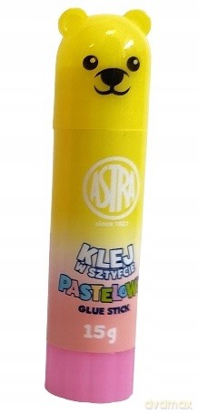 Klej w sztyfcie zwierzątka PVA ASTRA Pastel Line 15g 401023012