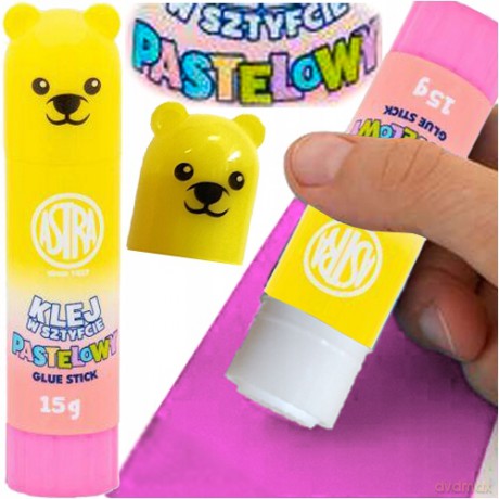 Klej w sztyfcie zwierzątka PVA ASTRA Pastel Line 15g 401023012