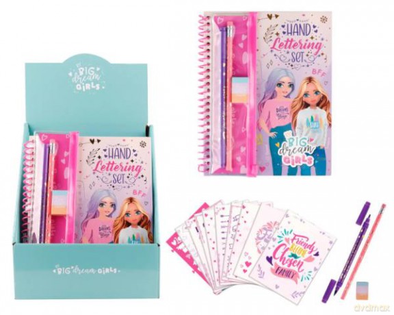 Notes kreatywny na spirali z akcesoriami BDGirls MP