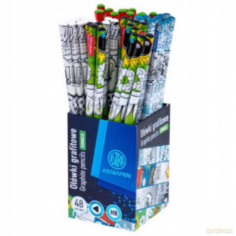 Ołówek grafitowy trójkątny HB ASTRAPEN Comics 206023004