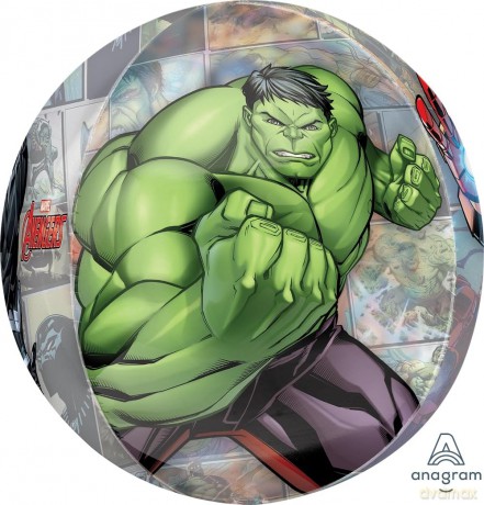 Orbz Marvel Avengers Power Uni Balon Foliowy G40 Zapakowany 38 X 40 cm