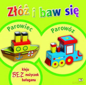 Złóż i Baw Się Parowiec Parowóz [KSIĄŻKA]