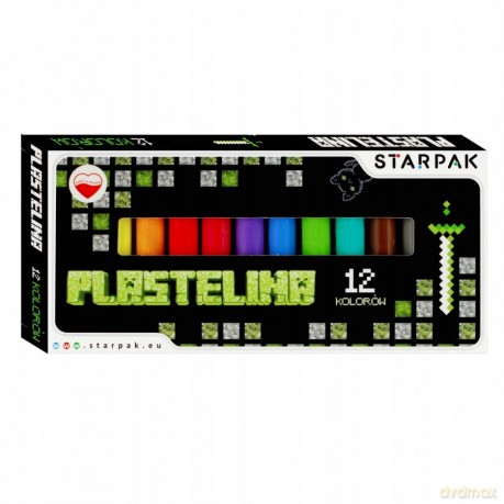 Plastelina 12 kol Pixel Game 536885