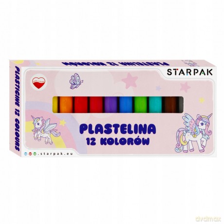 Plastelina Unicorn 12 kol 536880