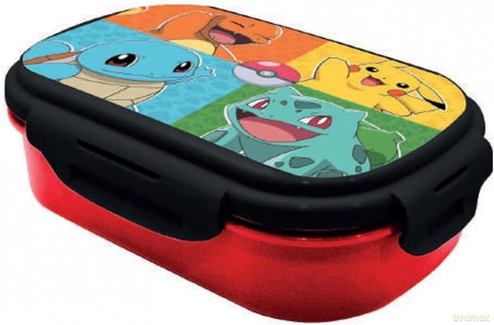 Pudełko śniadaniowe ze sztućcem Pokemon PK00030 Kids Euroswan