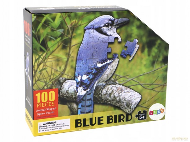 Puzzle 100 el. Motyw Ptak Niebieski Zwierzęta 16506 [PUZZLE]