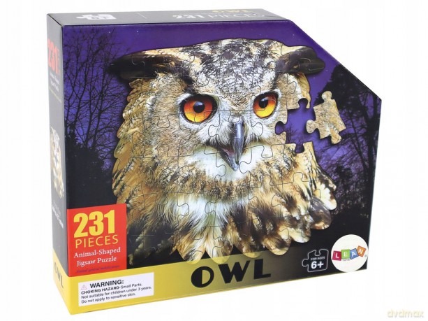 Puzzle 232 el. Motyw sowy 16512 [PUZZLE]
