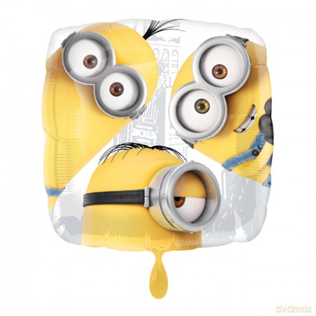 Standard Despicable Me Group Balon Foliowy Okrągły S60 Zapakowany 43cm