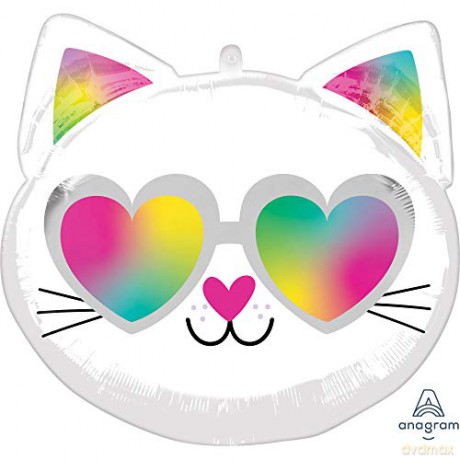 Standard Shape Cool Kitty Balon Foliowy S50 Zapakowany 43 cm