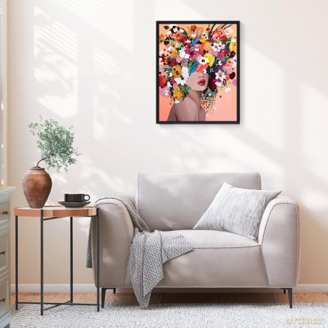 Zestaw malowania po numerach 40x50cm ARTEA ASTRA - Afrykańska kobieta 801022903