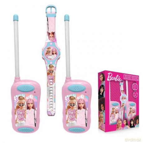 Zestaw Walkie Talkie z zegarkiem cyfrowym Barbie BB00020 Kids Euroswan