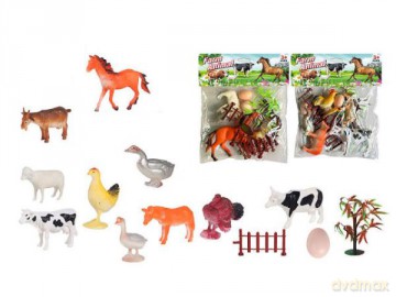 Zwierzęta gospodarstwa domowego Farma 5szt BZ8515 mix [FIGURKA]
