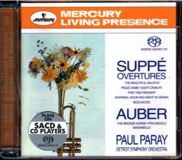 Paul Paray,Detroit Sym.Orch.: Mercury L.P. Suppe&Auber:Overtures [CD]