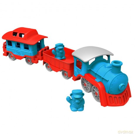 Green Toys Pociąg + 2 figurki 1054