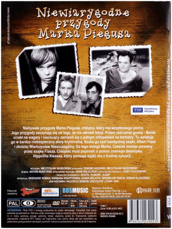 Niezapomniane Seriale - Tom 7: Niewiarygodne Przygody Marka Piegusa (ecopack) [DVD]