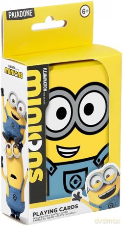 Karty do gry Minionki w ozdobnej puszce