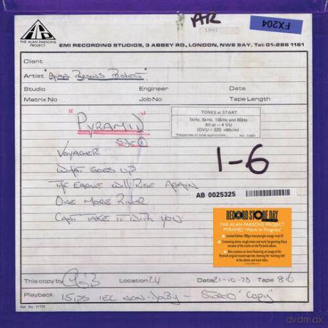 Alan Parsons Project: Pyramid - Work In Progress (Orange) (RSD) [Winyl]