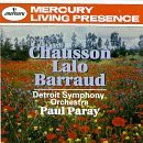 Paul Paray: Chausson,Lalo,Barraud [CD]