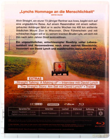 The Straight Story (Prosta historia) [Blu-Ray]