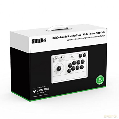 Joystick 8BitDo Arcade Stick for Xbox - White