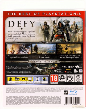Assassin's Creed IV (4) Black Flag - Essentials [GRA PS3]