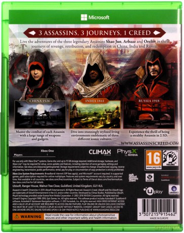 Assassin's Creed: Chronicles (UK) [GRA XBOX ONE]